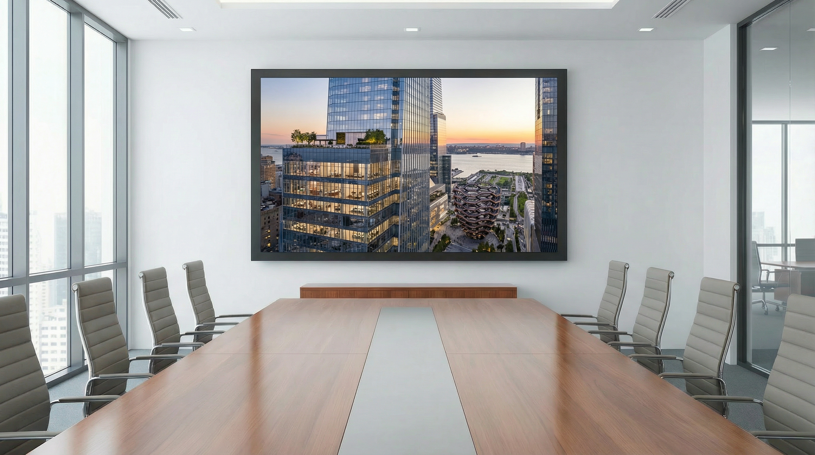 Exterior context view for the Enterprise Client's Hudson Yards project.